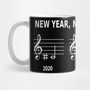 New Year New Me - Music Note Meme 2021 Mug